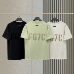Essentials Men T-Short Sleeves Flocked Letters