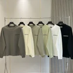 Essentials Summer Men Long Sleeve T shirts Men Women Long T-shirts