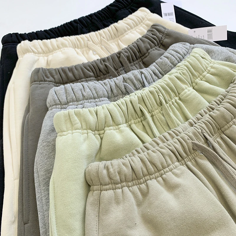 New-Summer-Essentials-Men-Shorts-100-Cotton-Reflective-Letter-Logo-Hip-Hop-Loose-Oversize-Men-Women-2