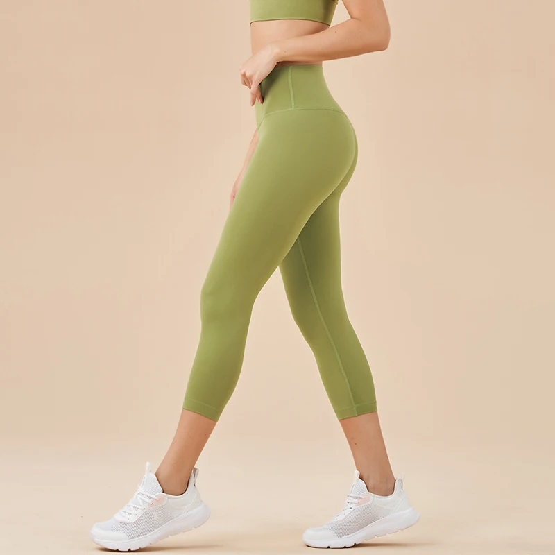 SOISOU-Nylon-Yoga-Capri-Pants-Leggings-Women-s-Pants-Gym-Sexy-High-Waist-Tight-Breathable-Elastic-2