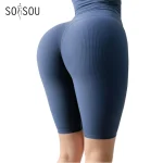 Women's Shorts High Waist Cycling Shorts Women Gym Running Yoga Shorts
